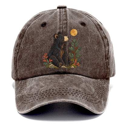 Small Bear Pine Moon Gentle Wild Classic Cap – Brown