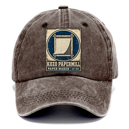 Kozo Paper Mill Noren Trade Co Classic Cap – Brown