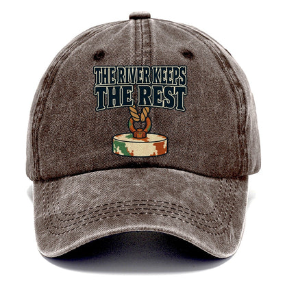 The River Keeps The Rest Treasure Hunting Classic Cap – Brown