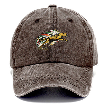 Running Cheetah Speed Streaks Classic Cap – Brown