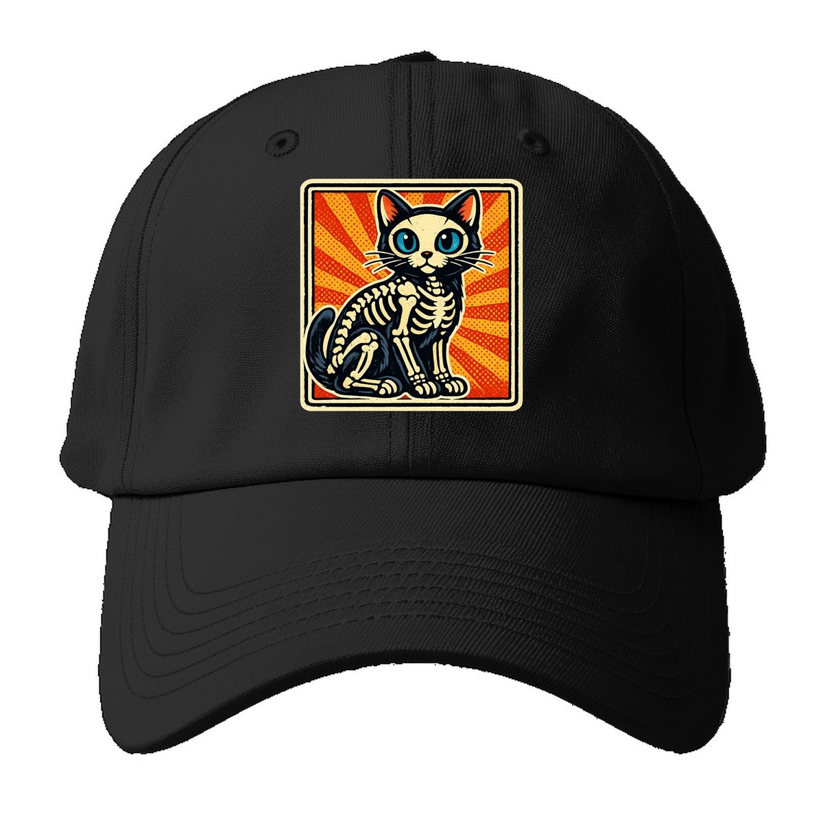 X Ray Alley Cat Baseball Cap – Black