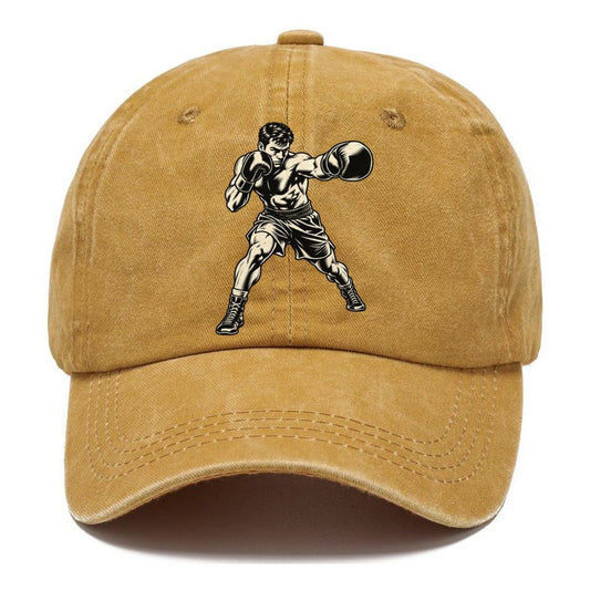Boxer Guarded Jab Global Sports Ink Figures Classic Cap – Golden Harvest
