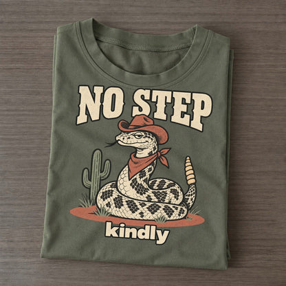 No Step Cowboy Critters Classic T-shirt – Army Green