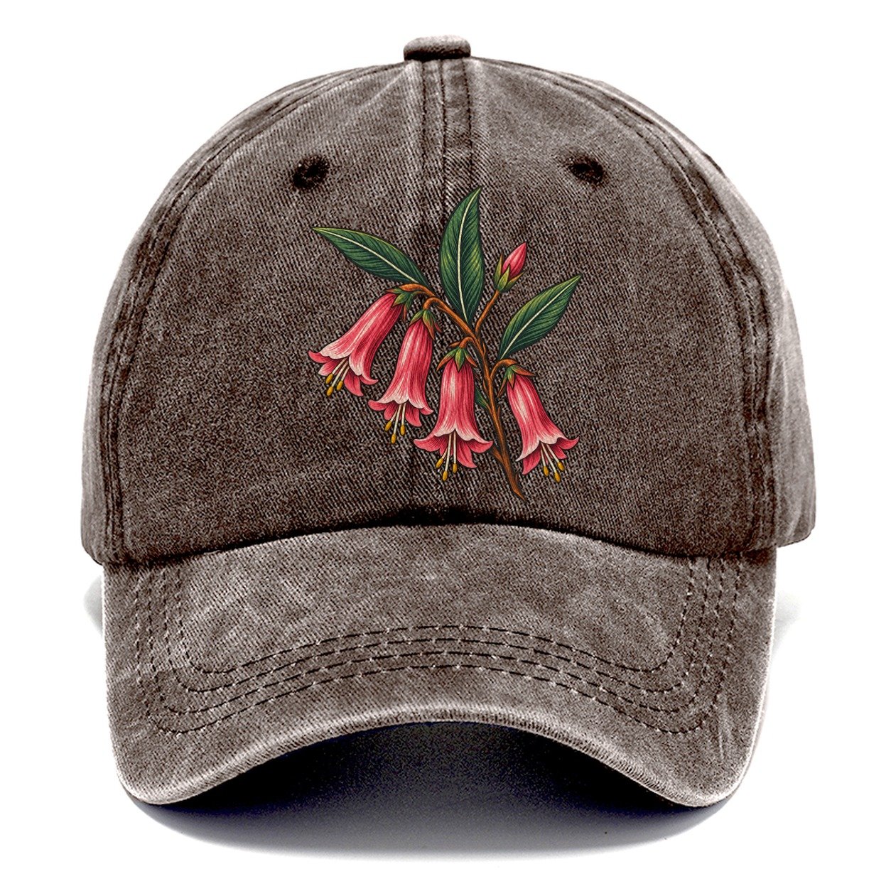 Victoria Common Pink Heath Australia Cultural Icons Classic Cap – Brown