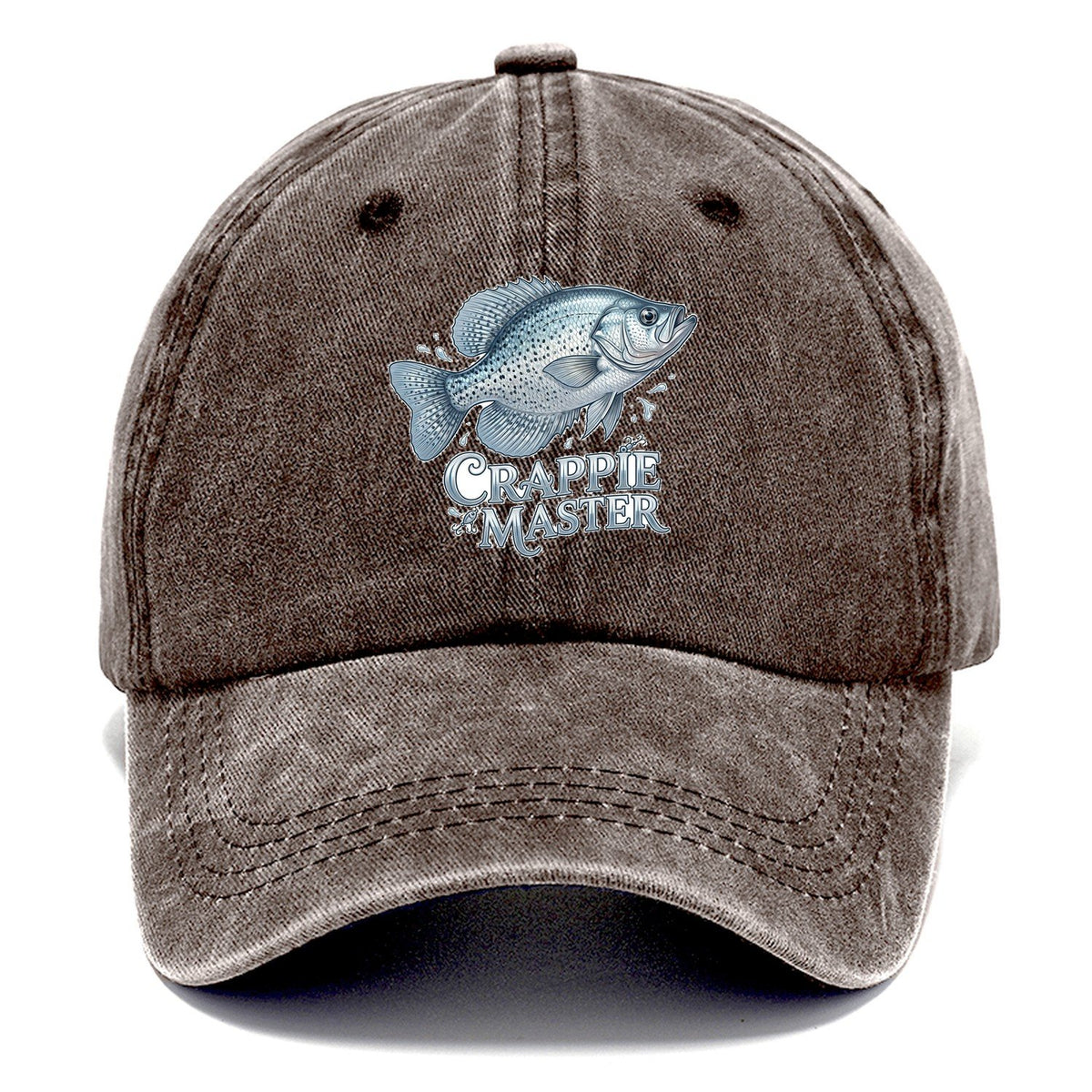 Crappie Master Classic Cap – Brown