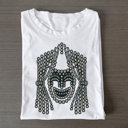 Curtain Call Face Classic T-shirt – White