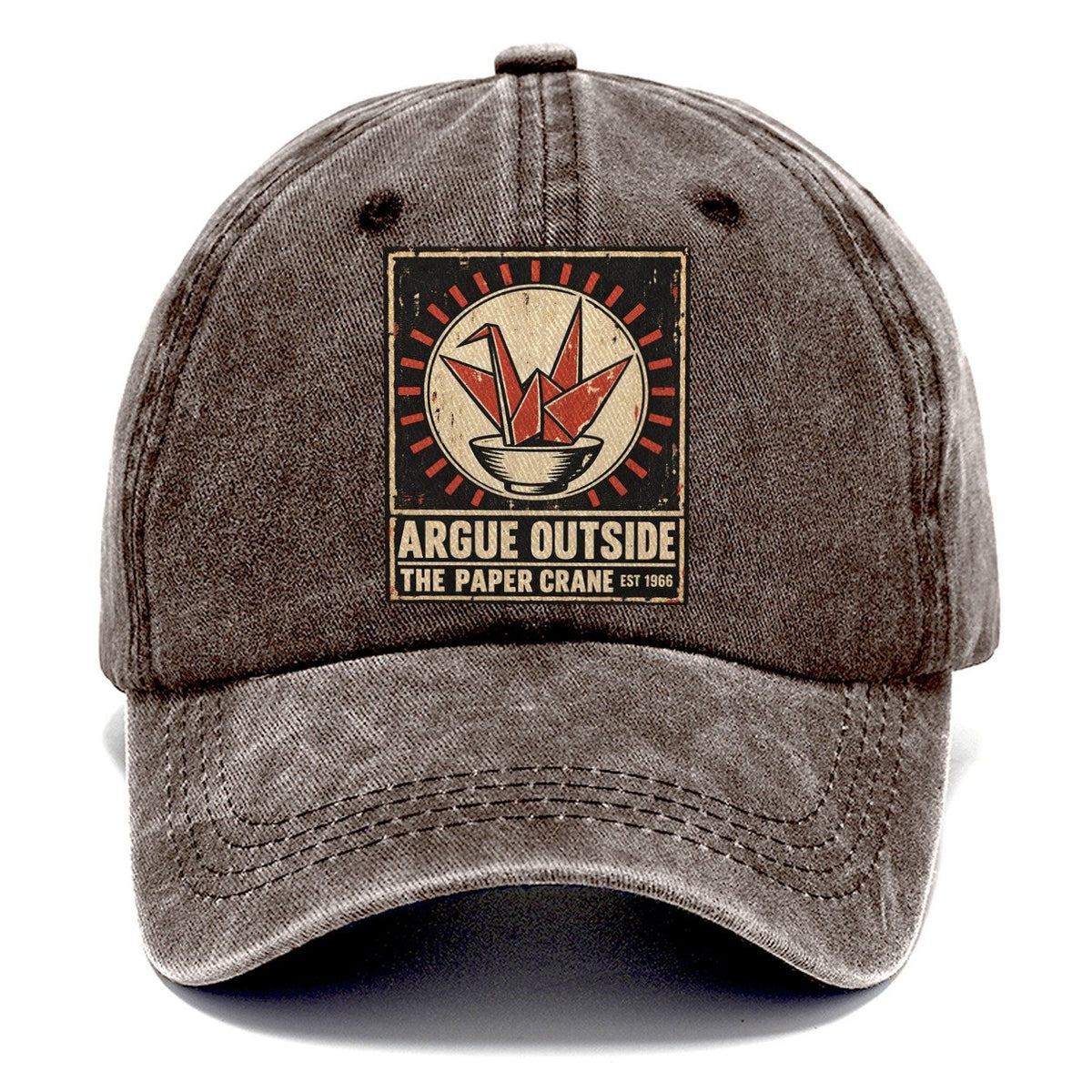Paper Crane Bar Izakaya Rules Classic Cap – Brown