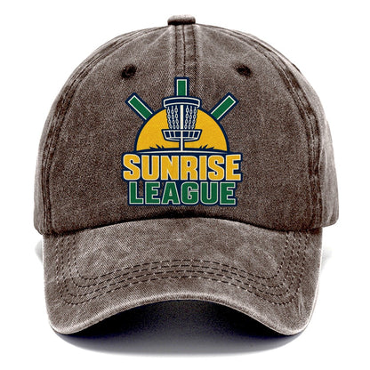Sunrise League Disc Golf Classic Cap – Brown