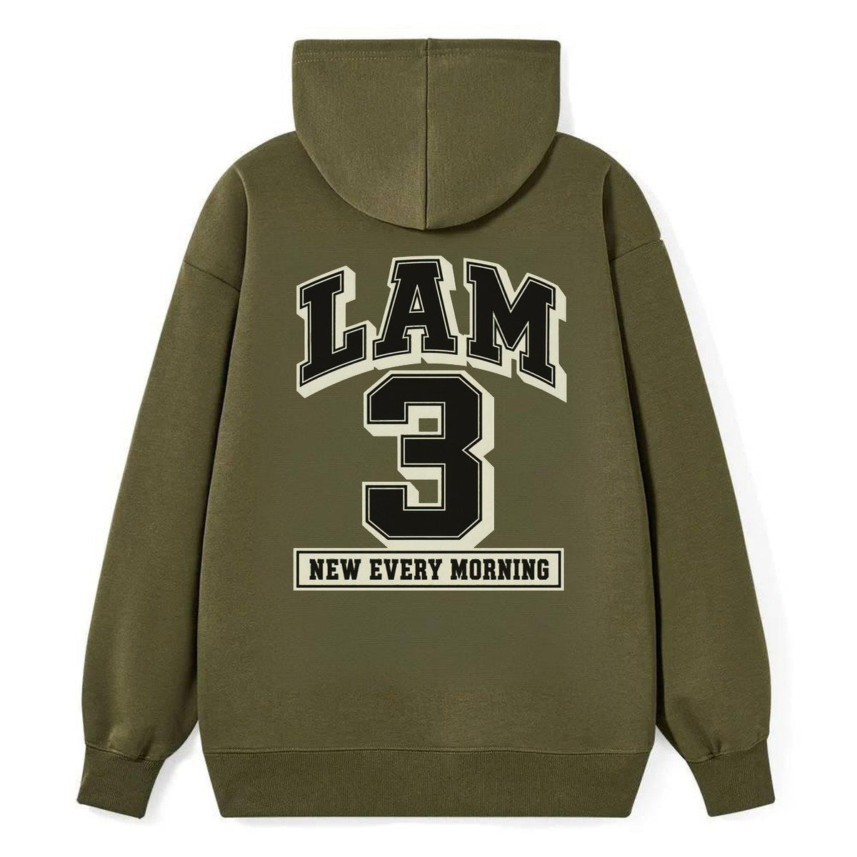 Lamentations 3 Varsity Chapel Varsity Classic Pullover Hoodie – Armygreen