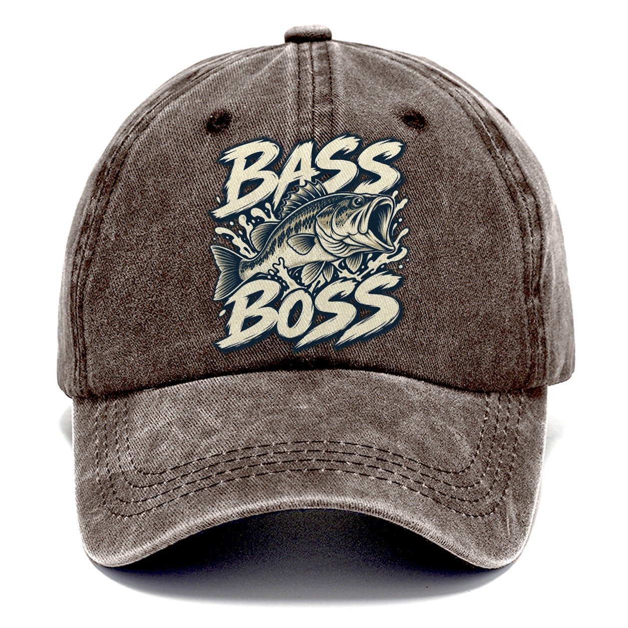 Bass Boss Fishing Elegant Classic Cap – Brown