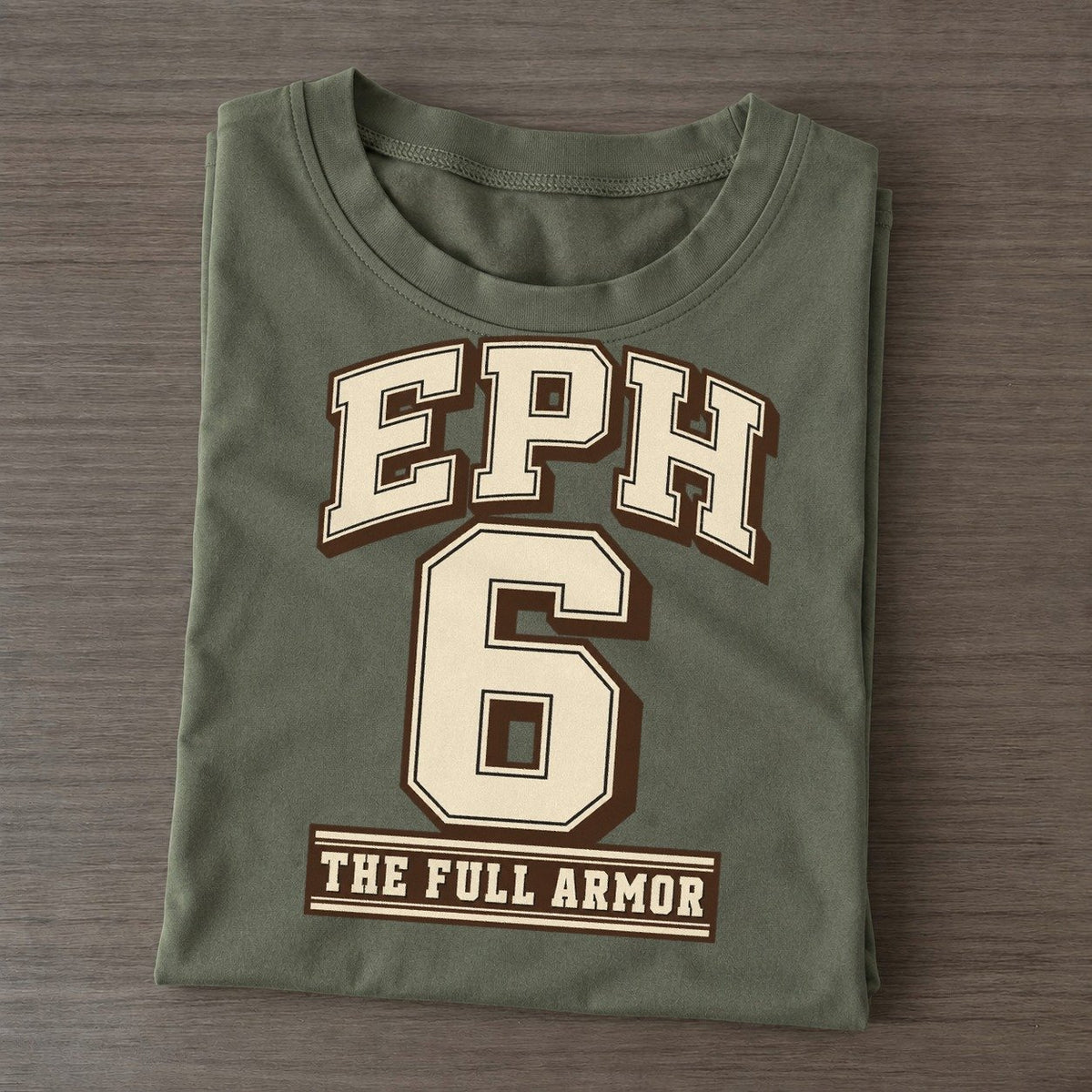 Ephesians 6 Varsity Chapel Varsity Classic T-shirt – Army Green