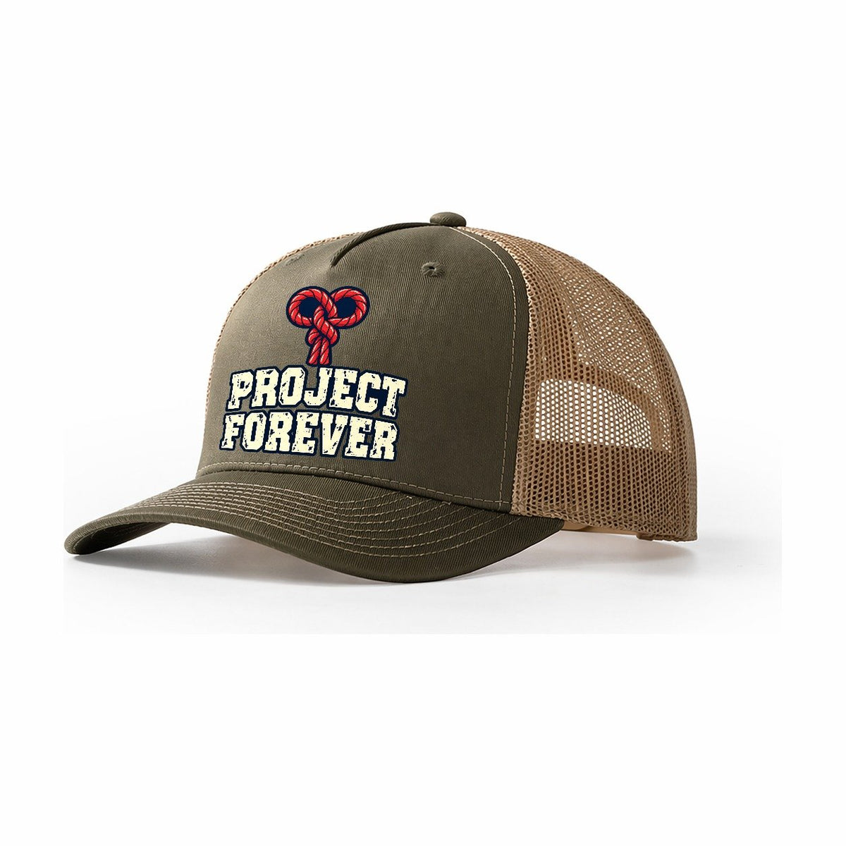Project Forever Rock Climbing Trucker Hat – Olive Khaki