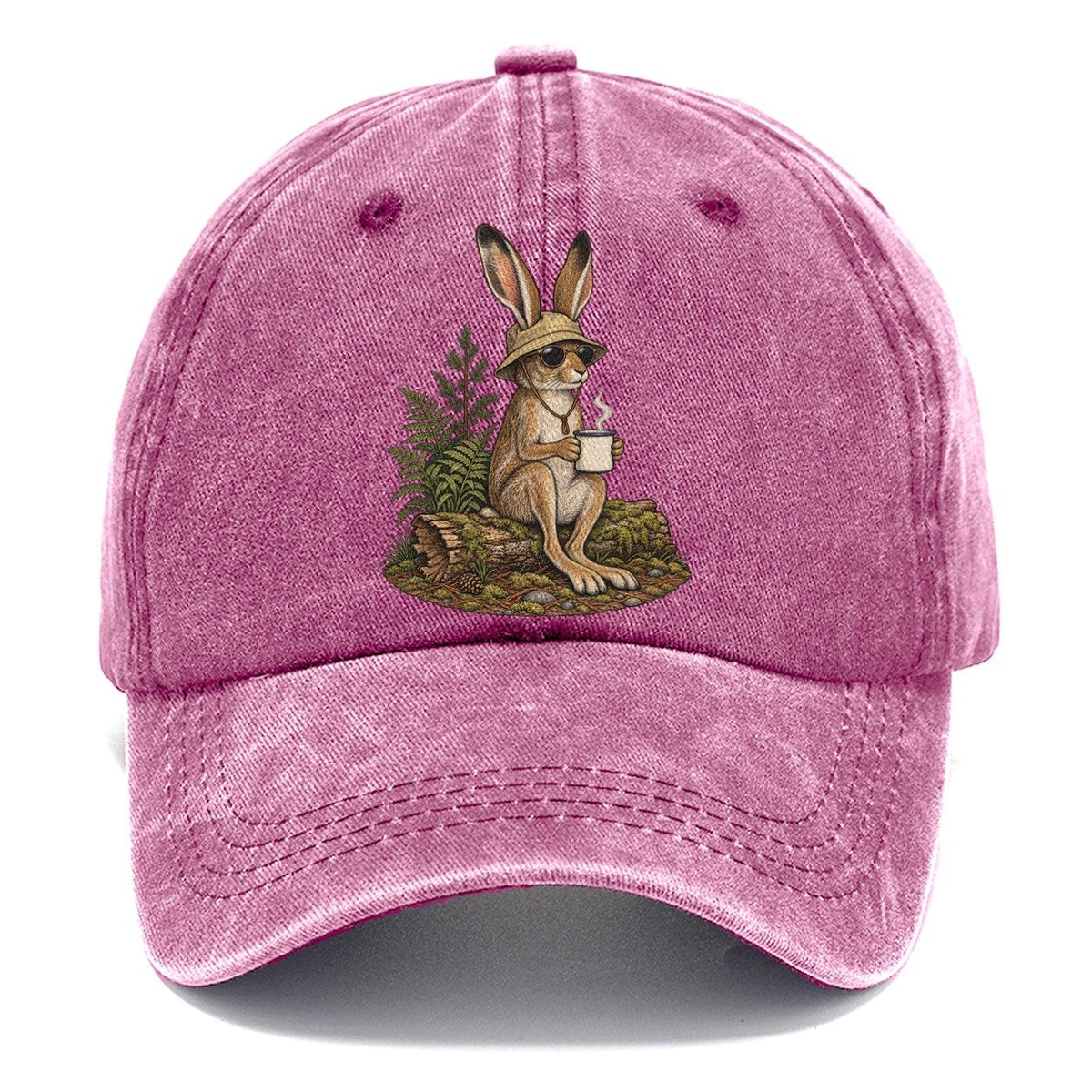 Jackrabbit Trail Rest Slow Camp Club Classic Cap – Dusty Rose