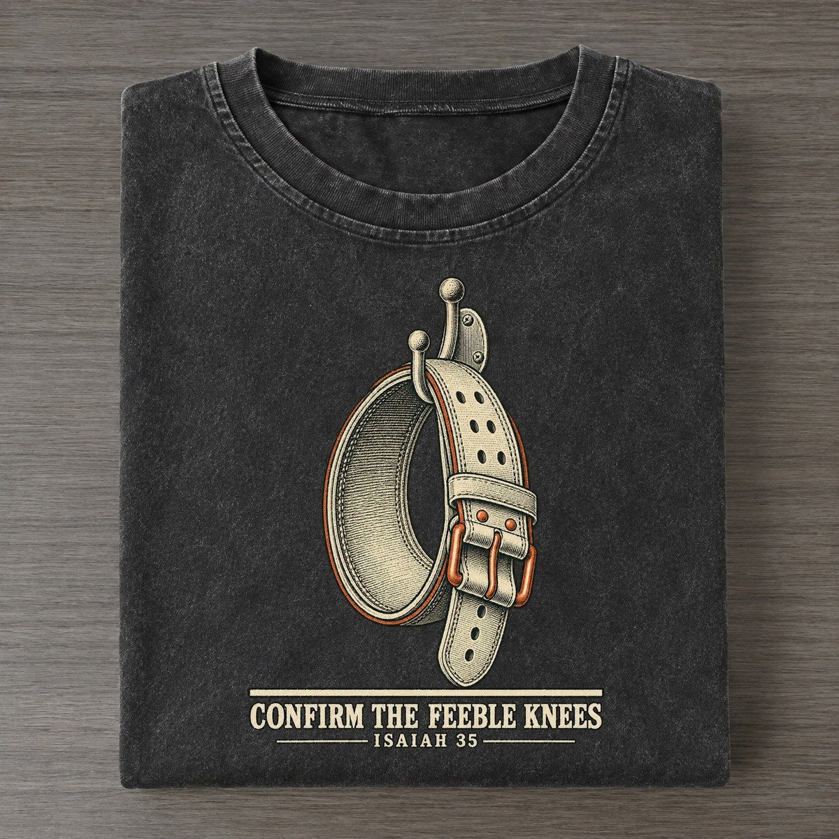 Confirm The Feeble Knees The Rep Counter Vintage T-shirt – Black