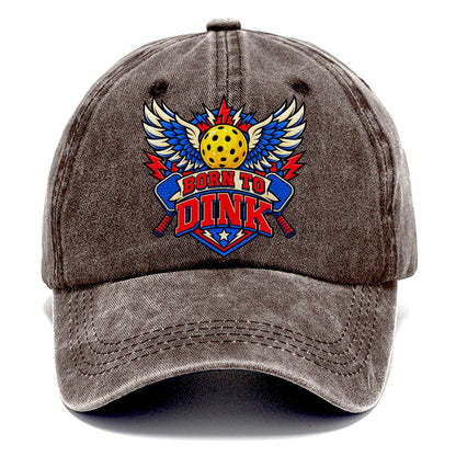 Born To Dink Pickleball Life Classic Cap – Brown