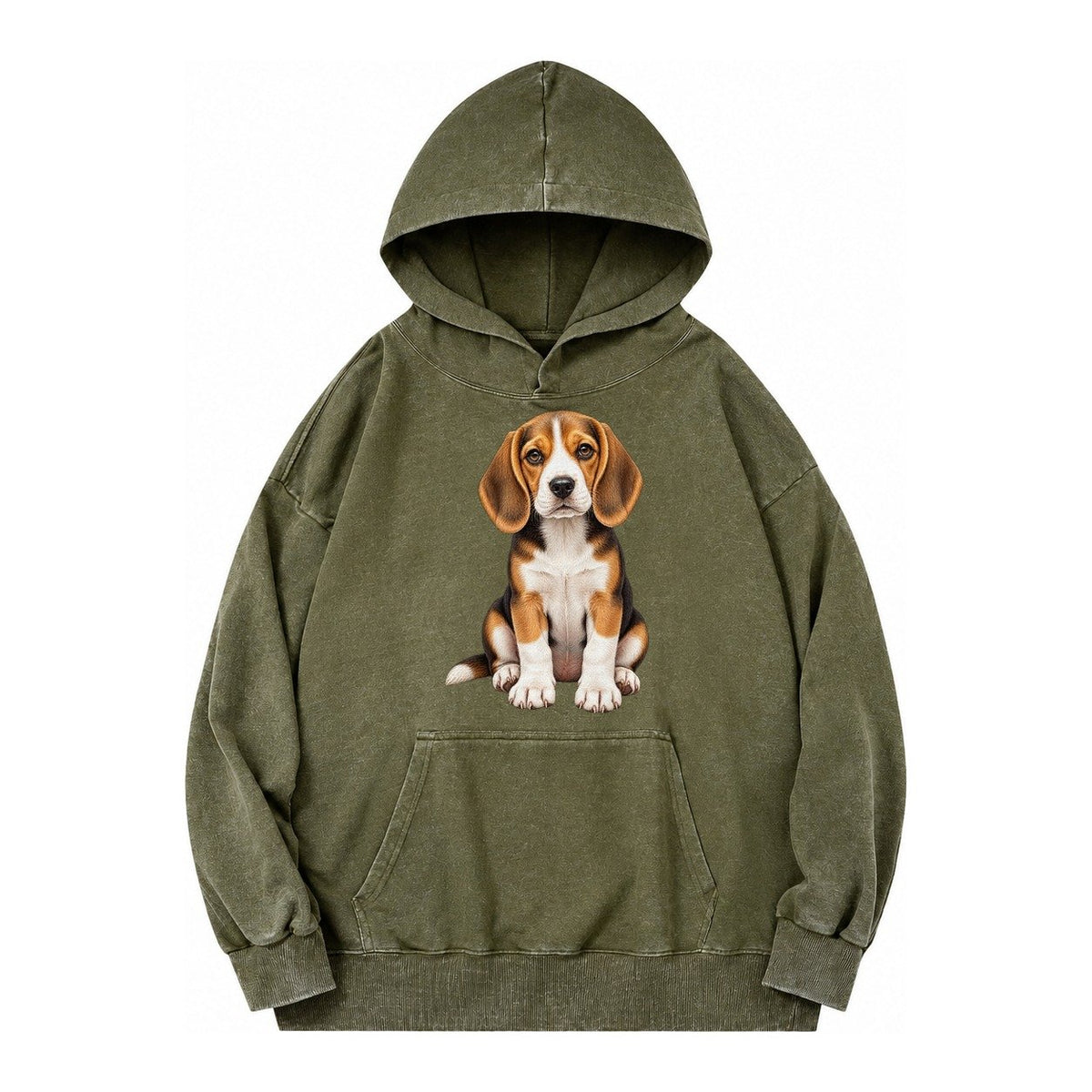The Classic Hat For Explorers And Travelers Vintage Washed Hoodie – Army Green
