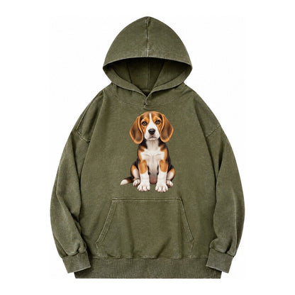 The Classic Hat For Explorers And Travelers Vintage Washed Hoodie – Army Green