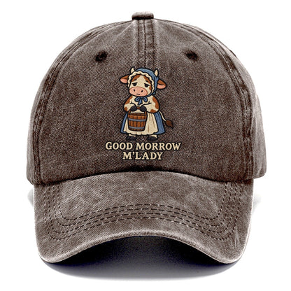 Cow Milkmaid Weary Court Classic Cap – Brown