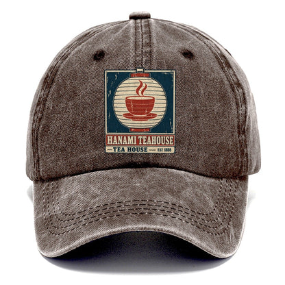 Hanami Tea House Noren Trade Co Classic Cap – Brown