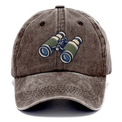 Field Binoculars Tiny Solo Marks Classic Cap – Brown
