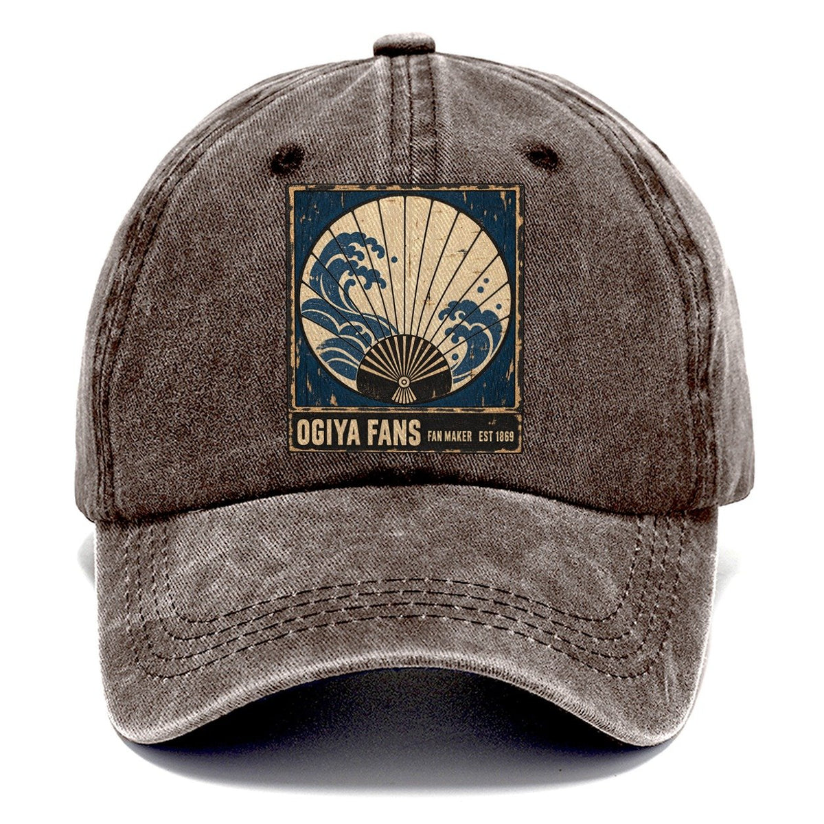 Ogiya Fan Makers Noren Trade Co Classic Cap – Brown