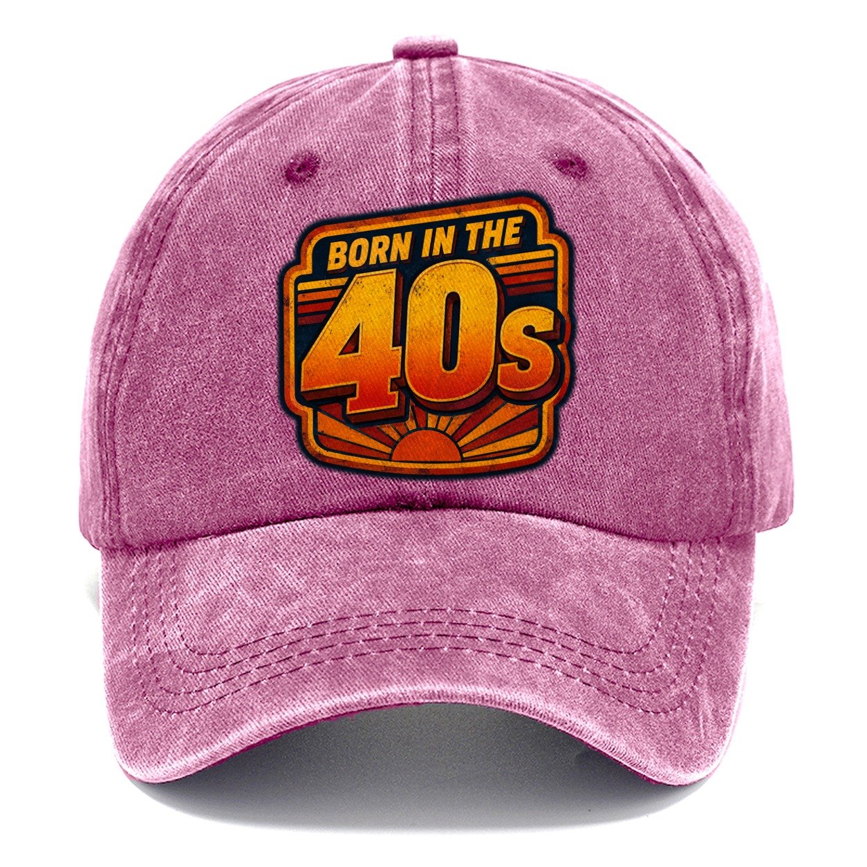 Born In The 40s Classic Cap – Dusty Rose
