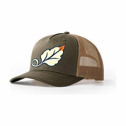 Forged Leaf Blacksmithing Trucker Hat – Olive Khaki