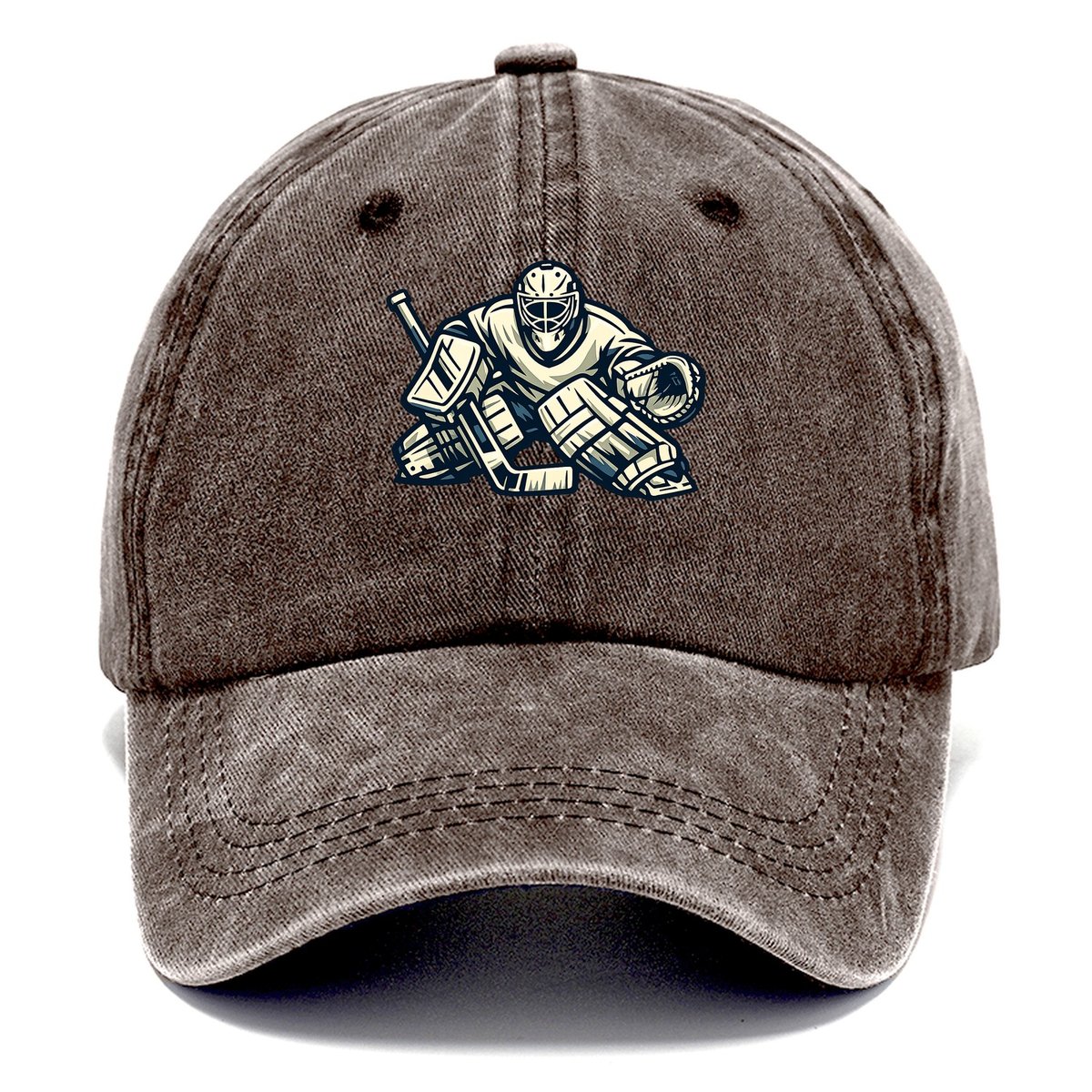 Hockey Goalie Classic Cap – Brown
