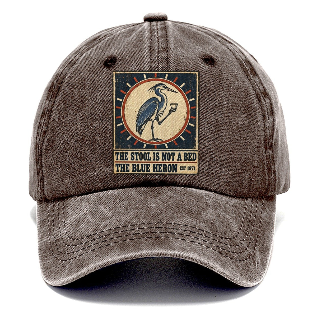 Blue Heron Bar Izakaya Rules Classic Cap – Brown