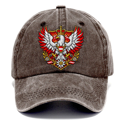 Austria Heraldic Crest Country Logos Classic Cap – Brown