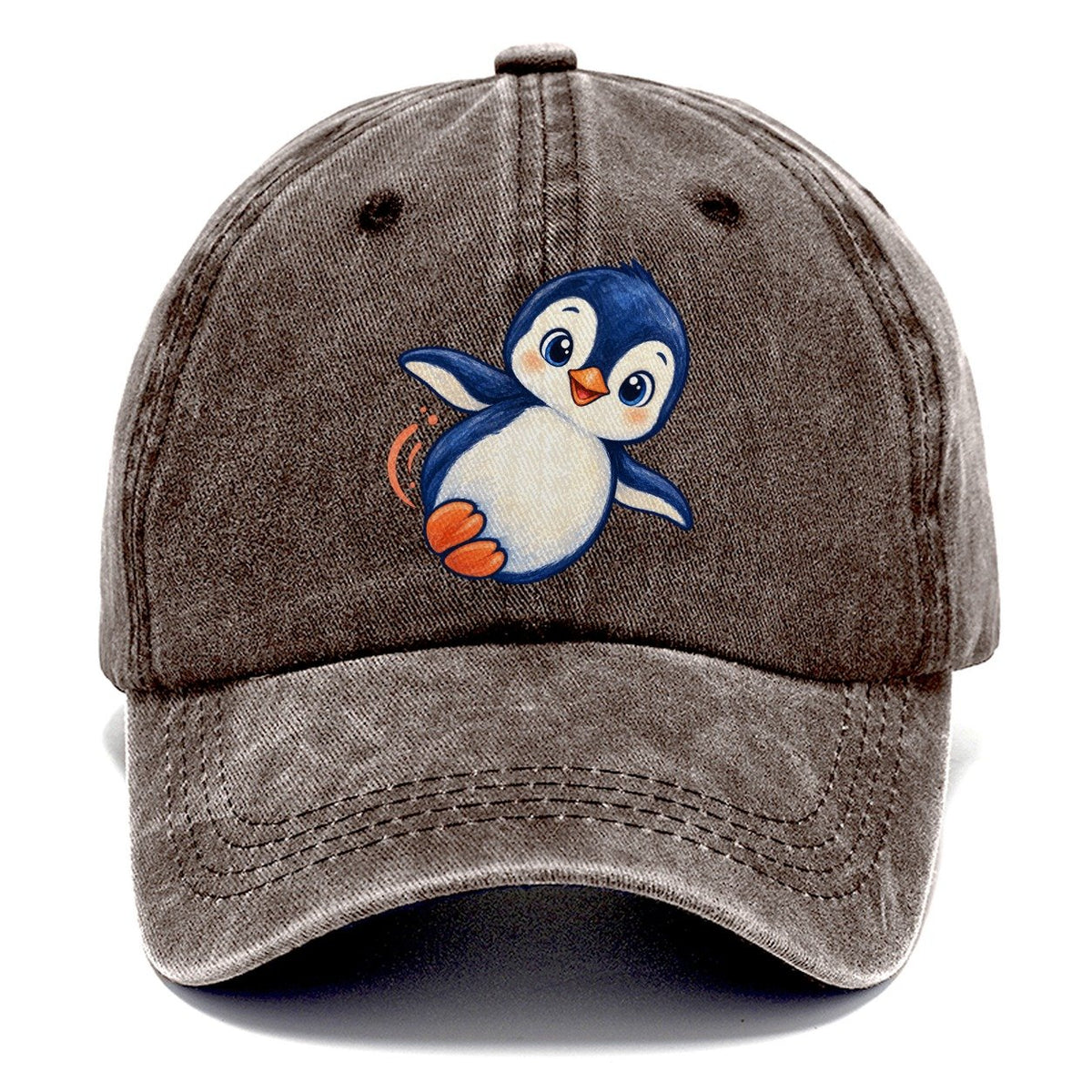 Penguin Side Slide Sea Sprite Classic Cap – Brown