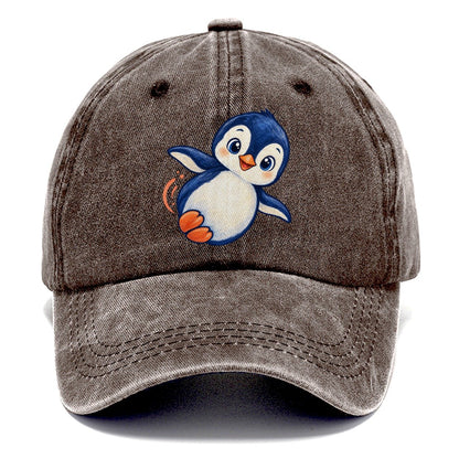 Penguin Side Slide Sea Sprite Classic Cap – Brown