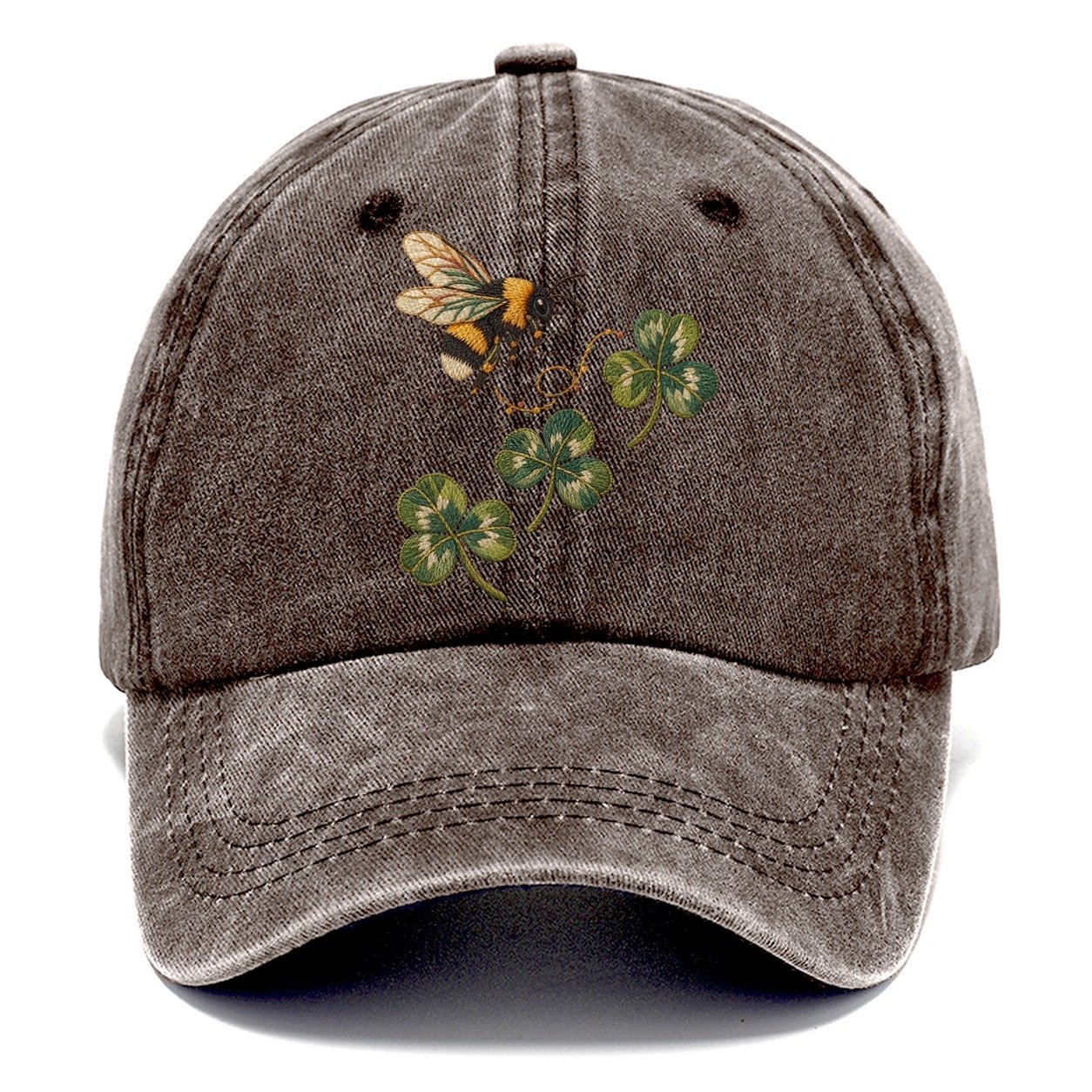Bumblebee Three Clover Rise Gentle Wild Classic Cap – Brown