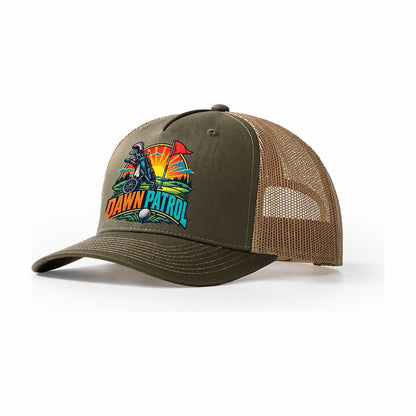 Dawn Patrol Golf Life Trucker Hat – Olive Khaki