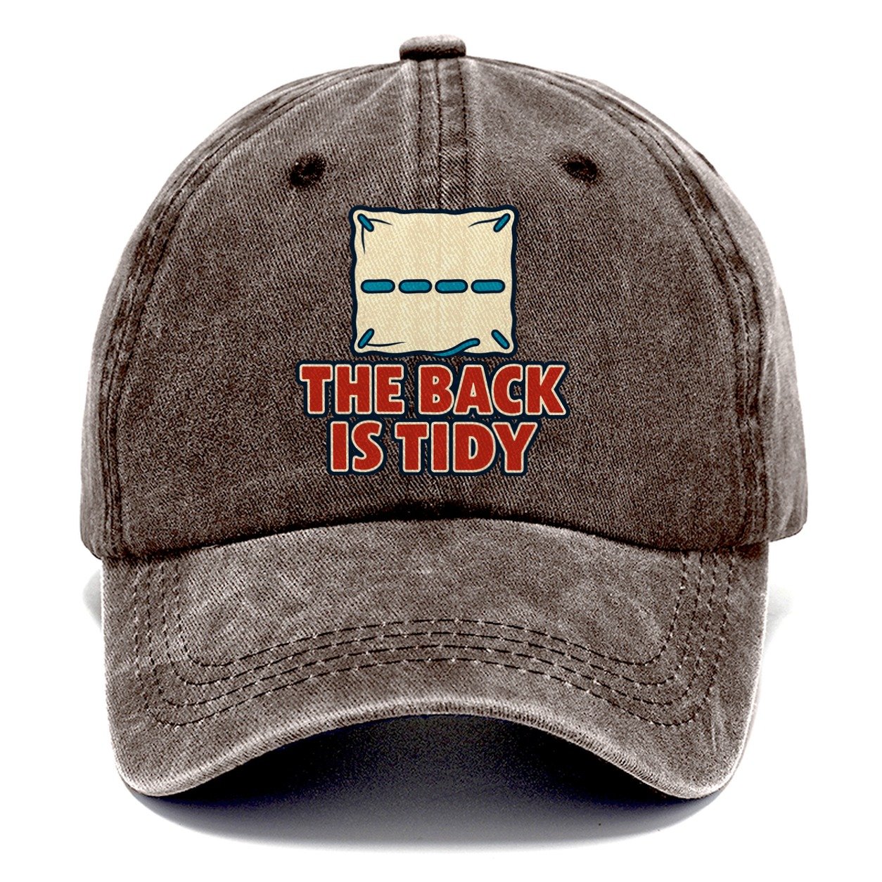The Back Is Tidy And Needlework Classic Cap – Brown