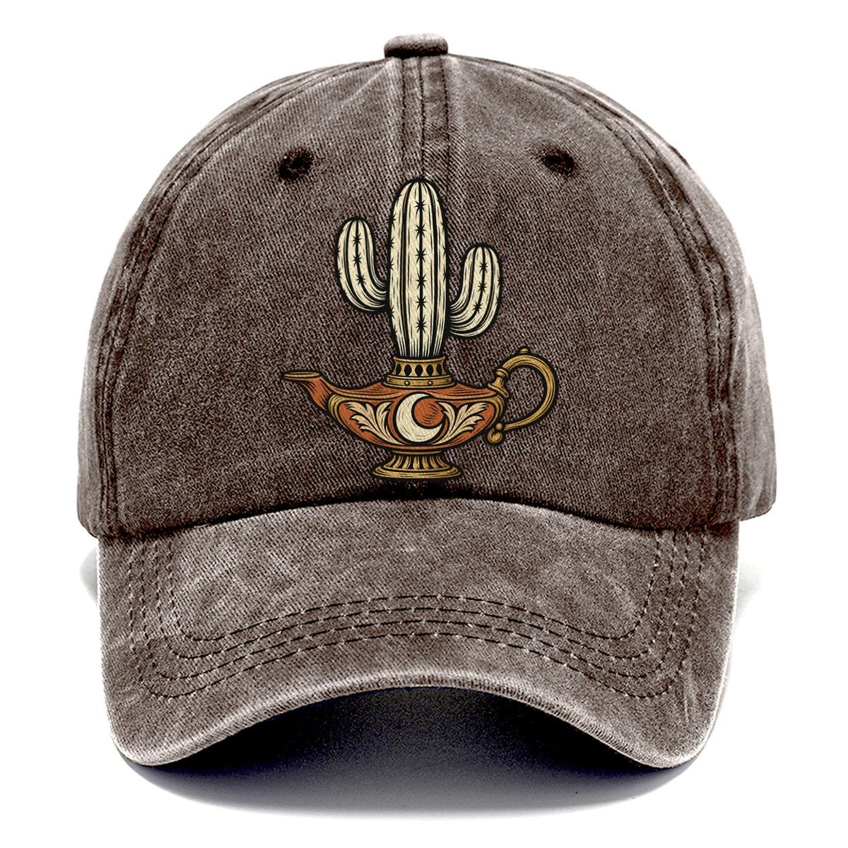 Cactus Night Lamp Sundown Familiars Classic Cap – Brown
