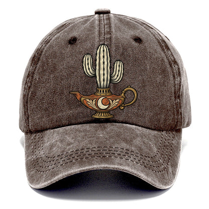 Cactus Night Lamp Sundown Familiars Classic Cap – Brown