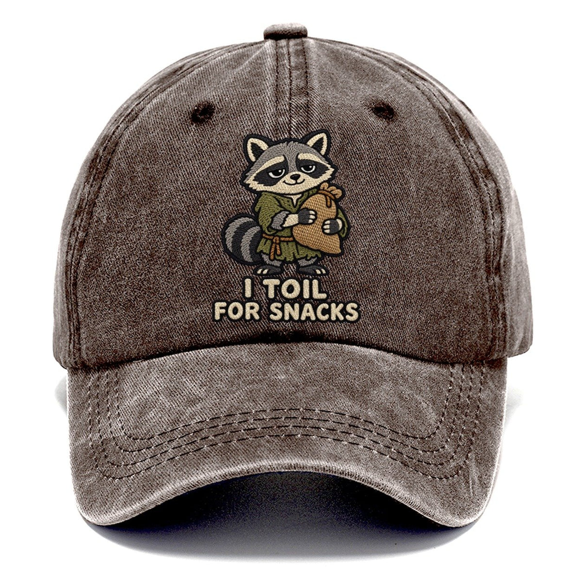 Raccoon Peasant Weary Court Classic Cap – Brown