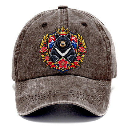 Taiwan Heraldic Crest Country Logos Classic Cap – Brown