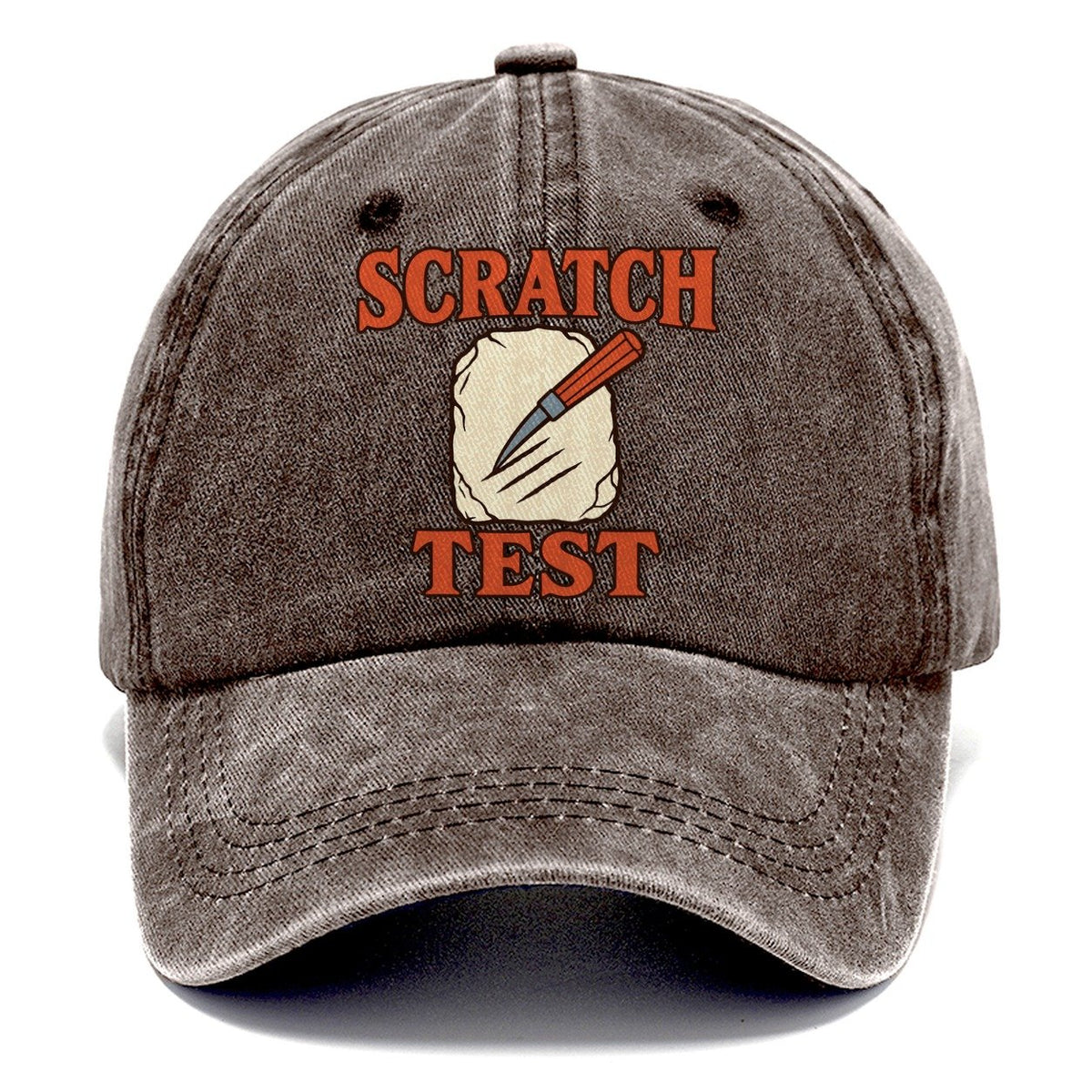 Hardness Scale Study Rocks And Minerals Classic Cap – Brown