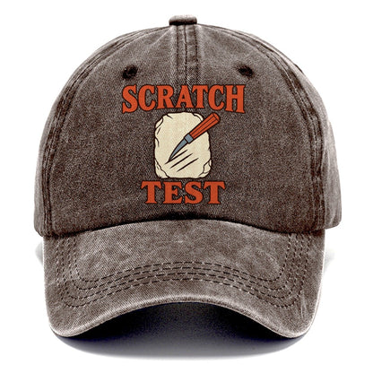 Hardness Scale Study Rocks And Minerals Classic Cap – Brown