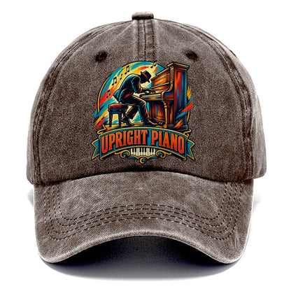 Upright Piano Crest Music Instruments Classic Cap – Brown