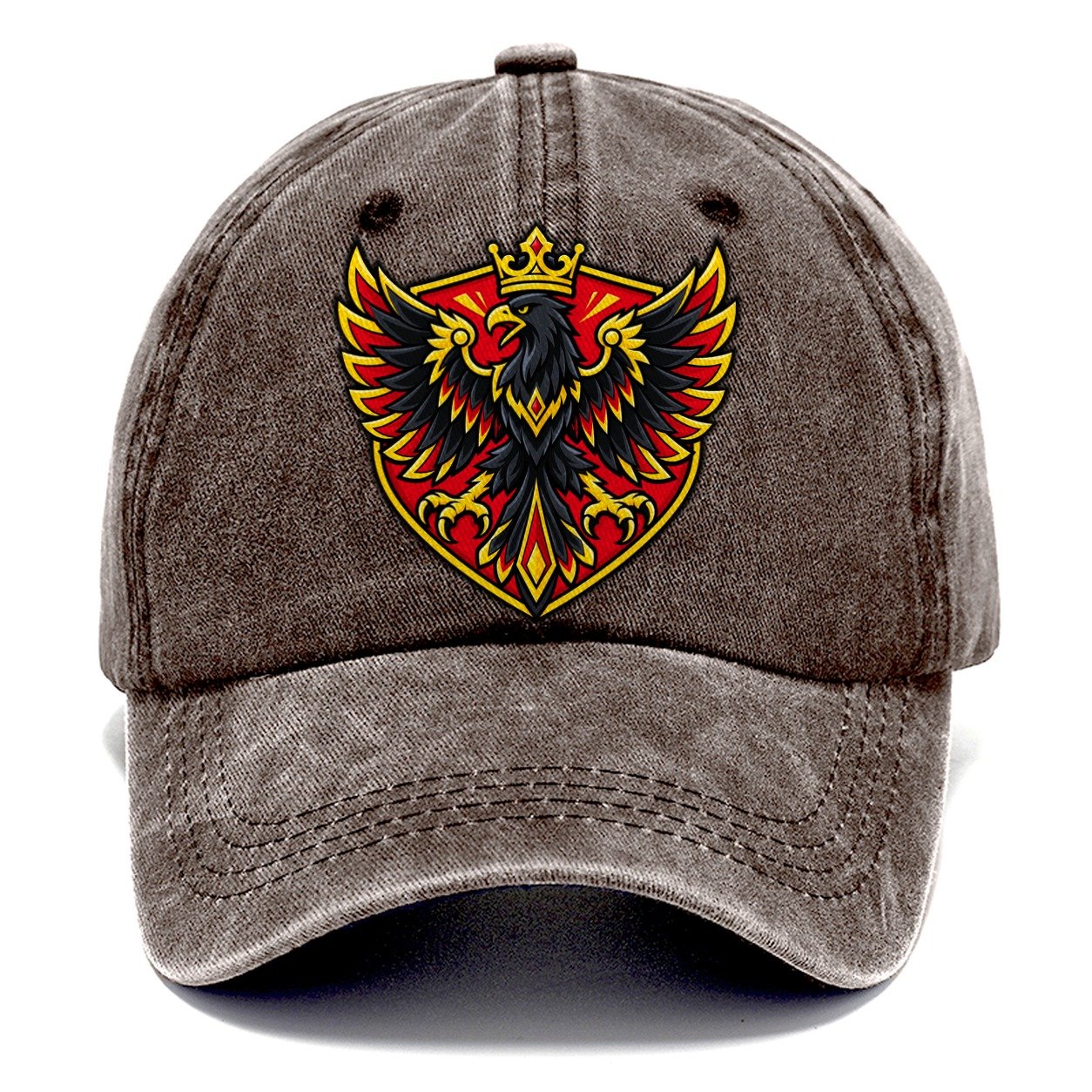Germany Minimal Emblem Country Logos Classic Cap – Brown