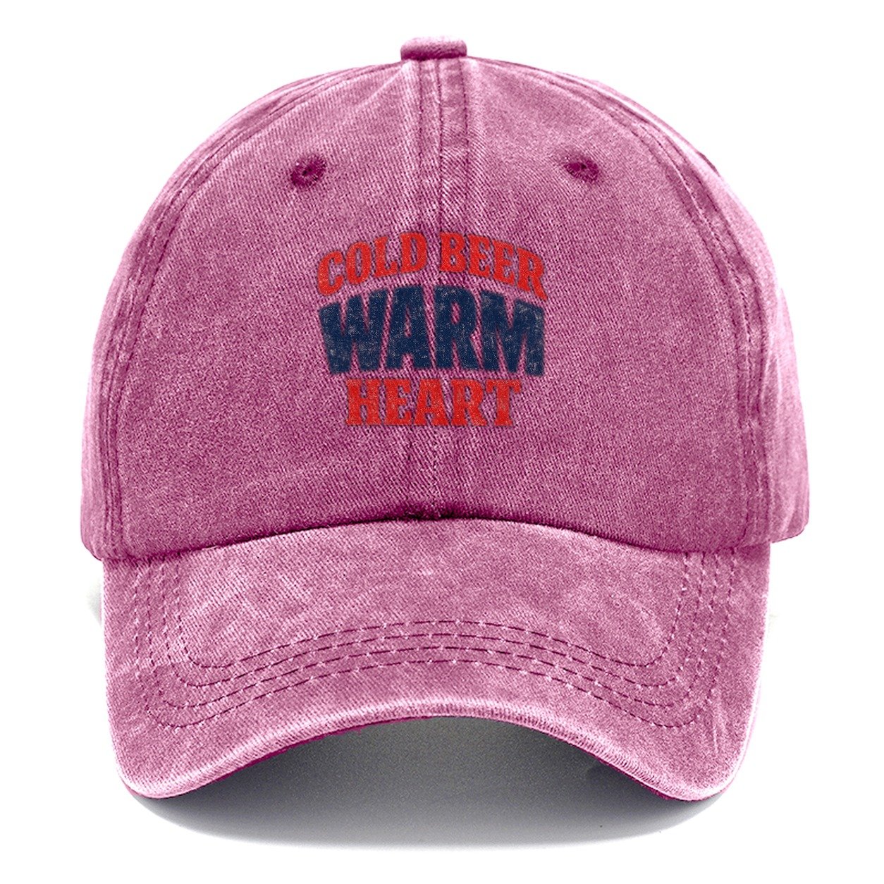 Cold Beer Heart Classic Cap – Dusty Rose