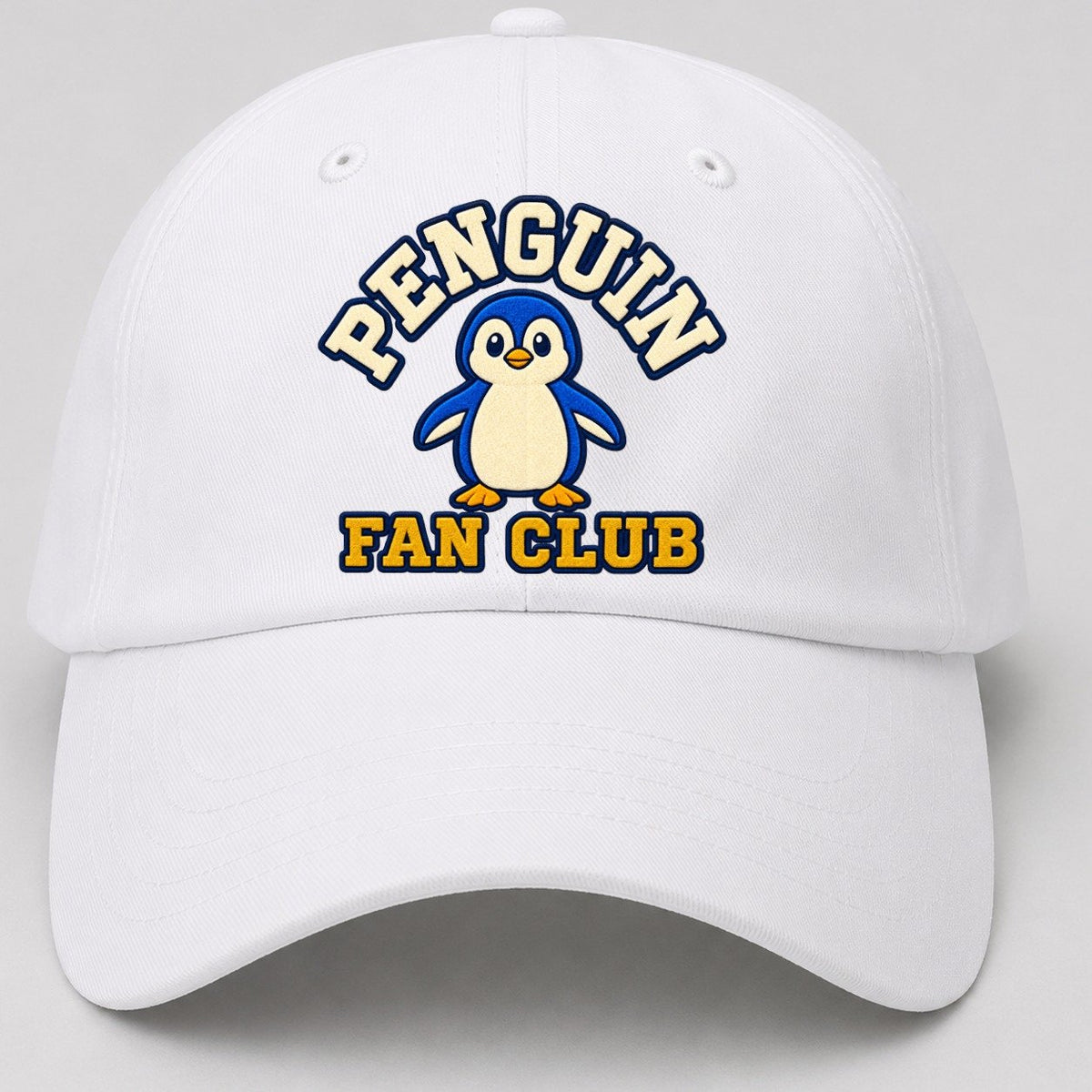 Penguin Fan Club Baseball Cap – White
