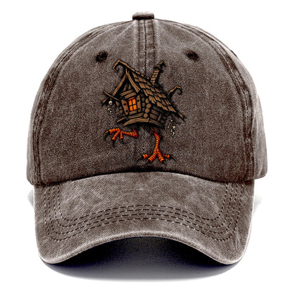 Baba Yaga Hut On Chicken Legs Witch Magic Classic Cap – Brown