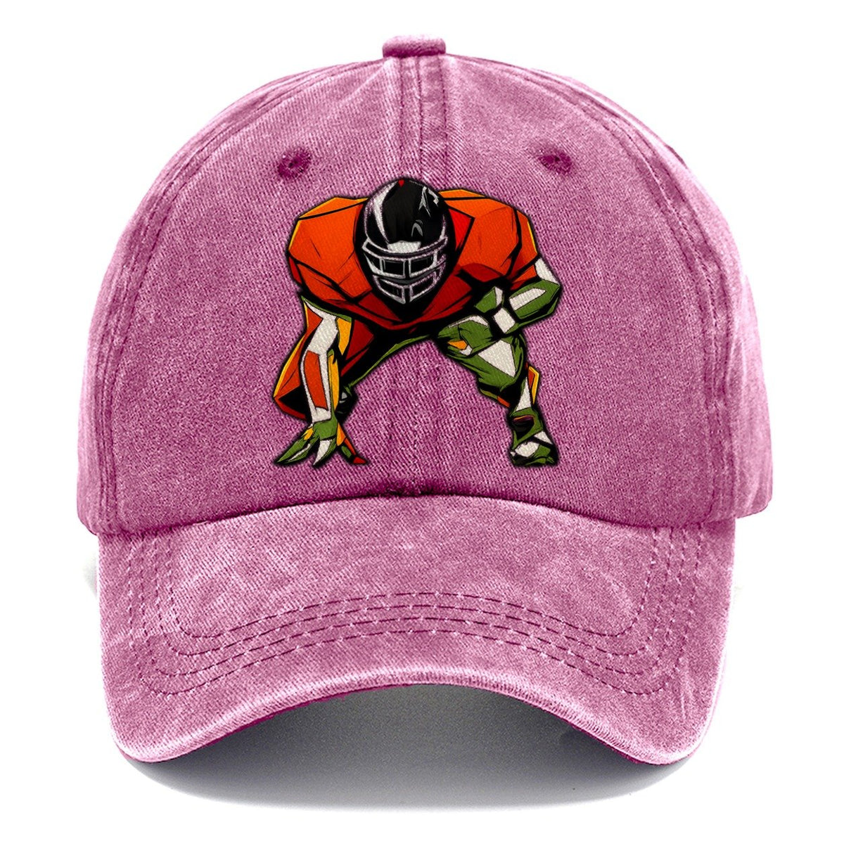 Football Lineman Stance Classic Cap – Dusty Rose