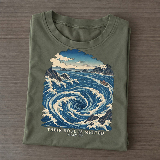 Their Soul Is Melted The Great Deep Classic T-shirt – Army Green