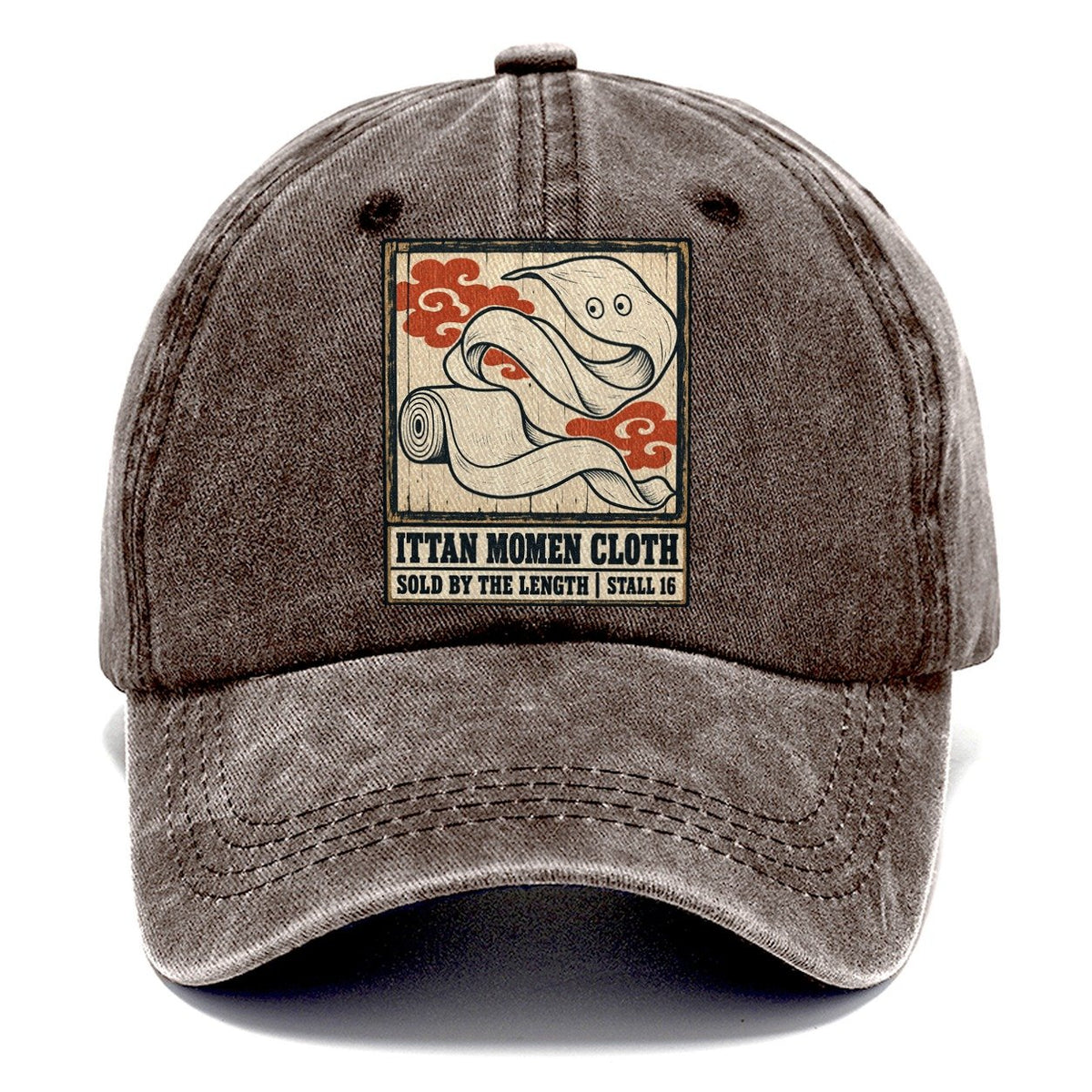 Ittan Momen Cloth Yokai Night Market Classic Cap – Brown