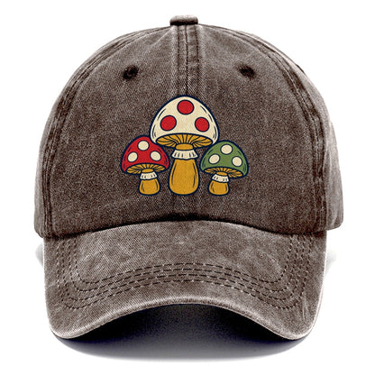 Felted Mushroom Trio Yarn Crafts Classic Cap – Brown